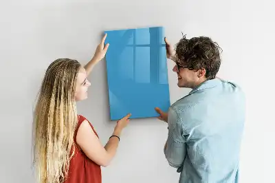 Magnetická kresliaca tabuľa v modrej farbe