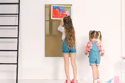 Magnetická tabuľa na kreslenie tmavobéžová farba