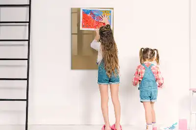 Magnetická tabuľa na kreslenie tmavobéžová farba