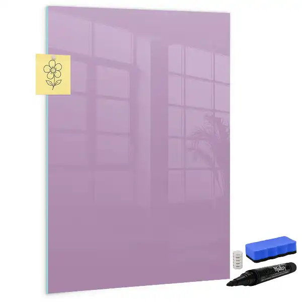Magnetická kresliaca tabuľa v lila farbe
