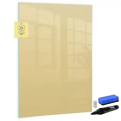 Magnetická tabuľa na kreslenie krémová