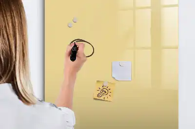 Magnetická tabuľa na kreslenie krémová
