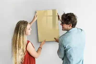 Magnetická tabuľa na kreslenie krémová