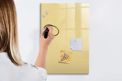 Magnetická tabuľa na kreslenie krémová