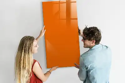 Magnetická tabuľa na kreslenie oranžové vyhotovenie