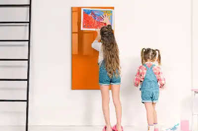 Magnetická tabuľa na kreslenie oranžové vyhotovenie