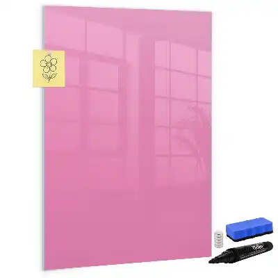Magnetická kresliaca tabuľa v ružovej farbe