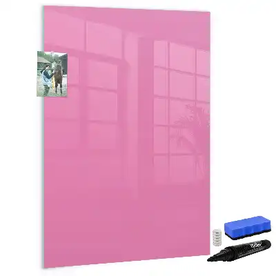 Magnetická kresliaca tabuľa v ružovej farbe