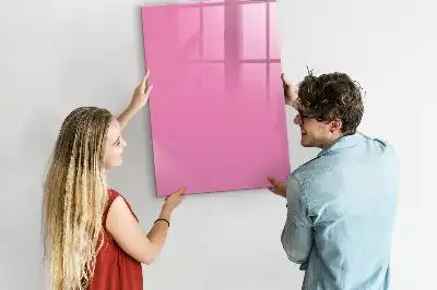 Magnetická kresliaca tabuľa v ružovej farbe