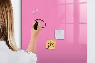 Magnetická kresliaca tabuľa v ružovej farbe