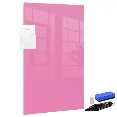 Magnetická kresliaca tabuľa v ružovej farbe