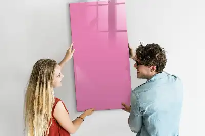 Magnetická kresliaca tabuľa v ružovej farbe