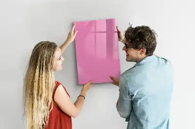 Magnetická kresliaca tabuľa v ružovej farbe