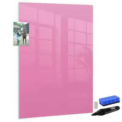 Magnetická kresliaca tabuľa v ružovej farbe
