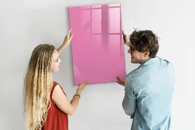 Magnetická kresliaca tabuľa v ružovej farbe
