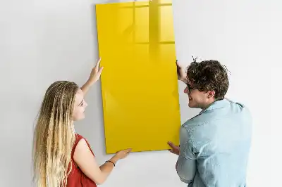 Magnetická tabuľa na kreslenie svetložltá farba