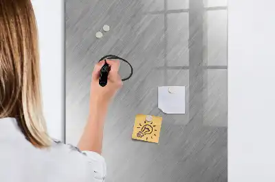 Magnetická kresliaca tabuľa v kovovom lesku