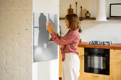 Magnetická kresliaca tabuľa v kovovom lesku