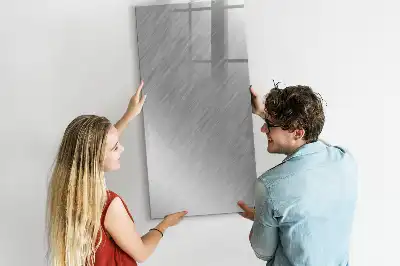 Magnetická kresliaca tabuľa v kovovom lesku