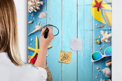 Plážový set s magnetickou tabuľou na kreslenie