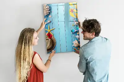 Plážový set s magnetickou tabuľou na kreslenie