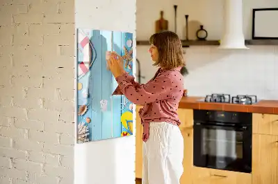 Magnetická kresliaca tabuľa set pre milovníkov pláže