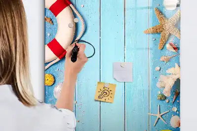 Magnetická kresliaca tabuľa set pre milovníkov pláže