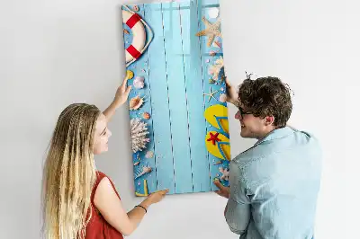 Magnetická kresliaca tabuľa set pre milovníkov pláže