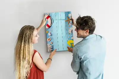 Magnetická kresliaca tabuľa set pre milovníkov pláže