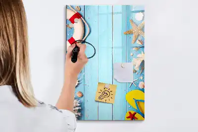 Magnetická kresliaca tabuľa set pre milovníkov pláže