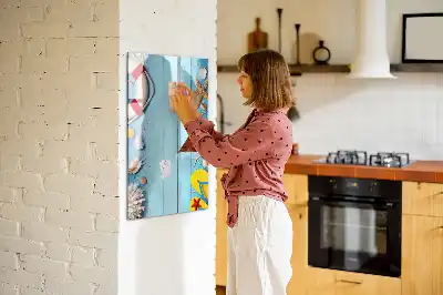 Magnetická kresliaca tabuľa set pre milovníkov pláže