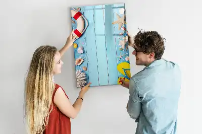 Magnetická kresliaca tabuľa set pre milovníkov pláže
