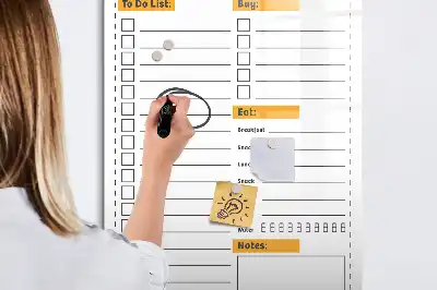 Magnetická tabuľa na kreslenie na zoznam úloh