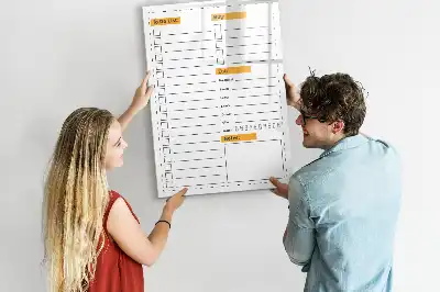 Magnetická tabuľa na kreslenie na zoznam úloh