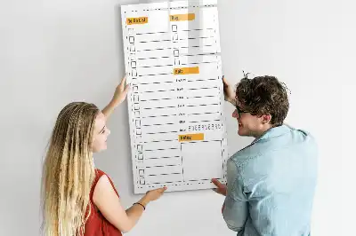 Magnetická tabuľa na kreslenie na zoznam úloh