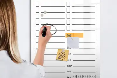 Magnetická tabuľa na kreslenie na zoznam úloh