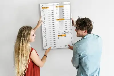 Magnetická tabuľa na kreslenie na zoznam úloh