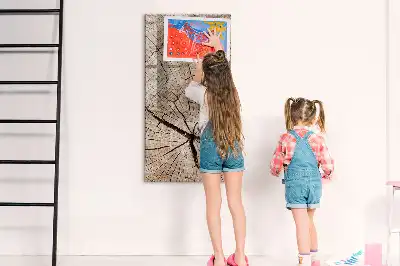 Magnetická kresliaca tabuľa motív priečneho rezu kmeňom
