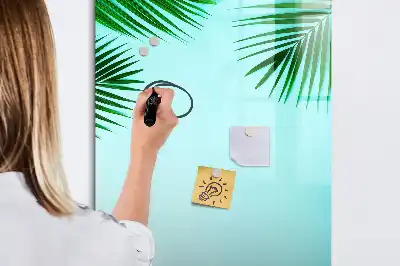 Magnetická kresliaca tabuľa s motívom palmových listov