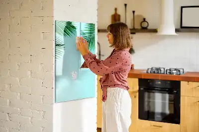 Magnetická kresliaca tabuľa s motívom palmových listov