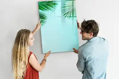 Magnetická kresliaca tabuľa s motívom palmových listov