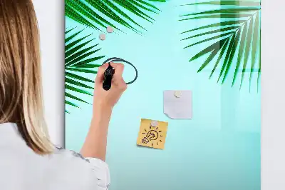 Magnetická kresliaca tabuľa s motívom palmových listov