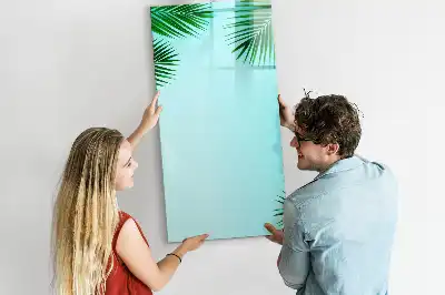 Magnetická kresliaca tabuľa s motívom palmových listov