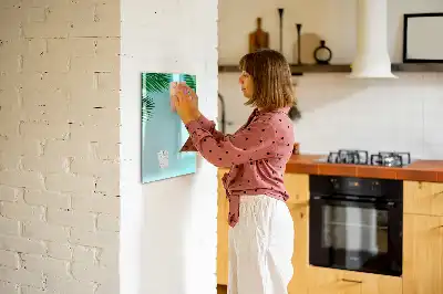 Magnetická kresliaca tabuľa s motívom palmových listov