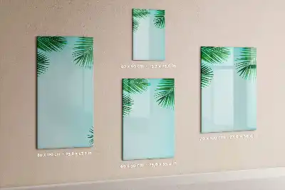 Magnetická kresliaca tabuľa s motívom palmových listov