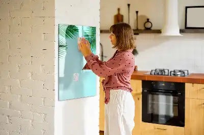 Magnetická kresliaca tabuľa s motívom palmových listov