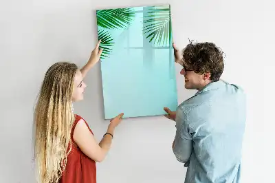 Magnetická kresliaca tabuľa s motívom palmových listov