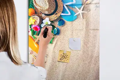 Magnetická kresliaca tabuľa piesočná pláž