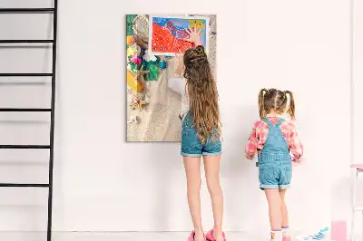 Magnetická kresliaca tabuľa piesočná pláž