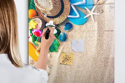Magnetická kresliaca tabuľa piesočná pláž